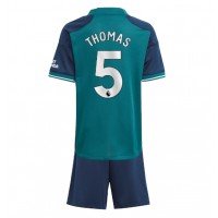 Fotballdrakt Barn Arsenal Thomas Partey #5 Tredjedraktsett 2023-24 Kortermet (+ Korte bukser)